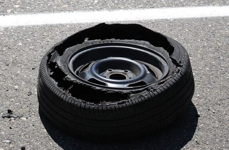 Tyre blowout causes