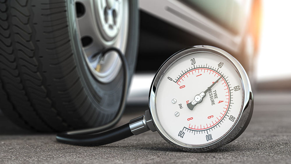 Correct tyre pressure